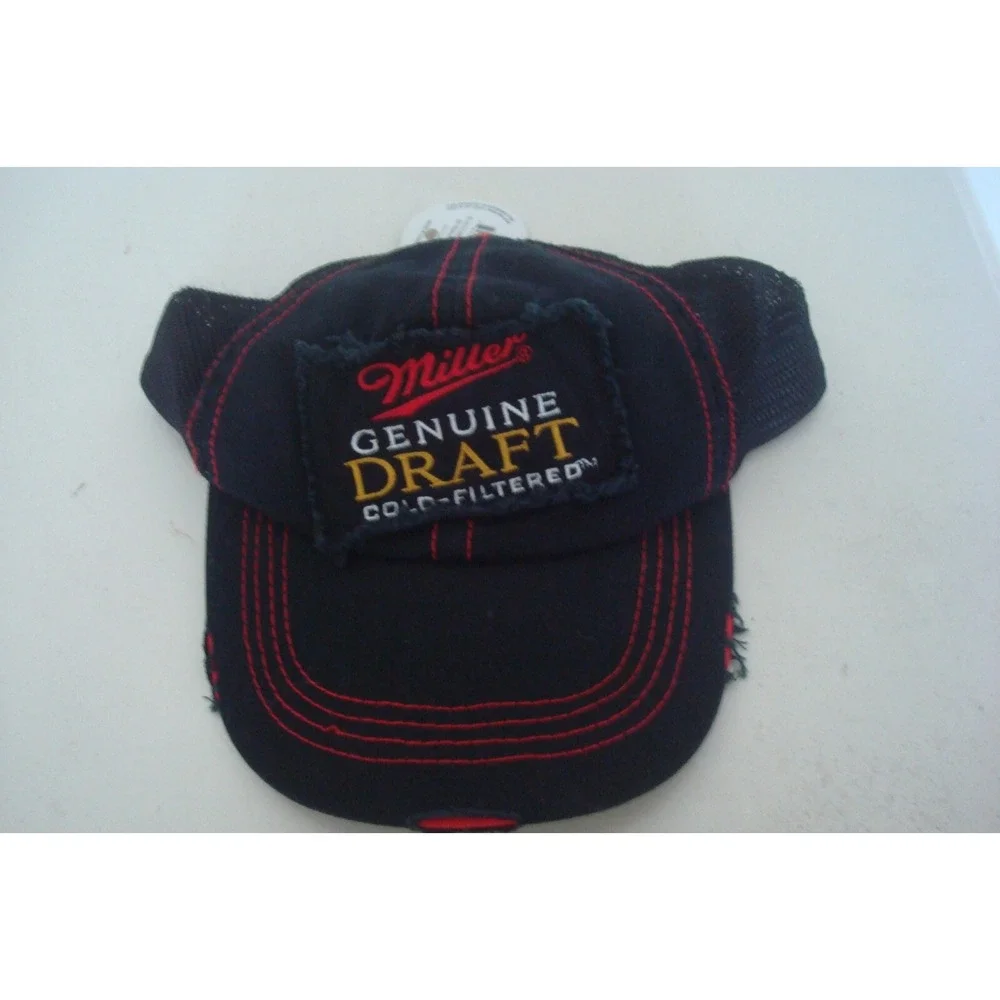 MILLER BEER ‎ Snapback BEACH GOLF DEADSTOCK HAT CAP VINTAGE H2